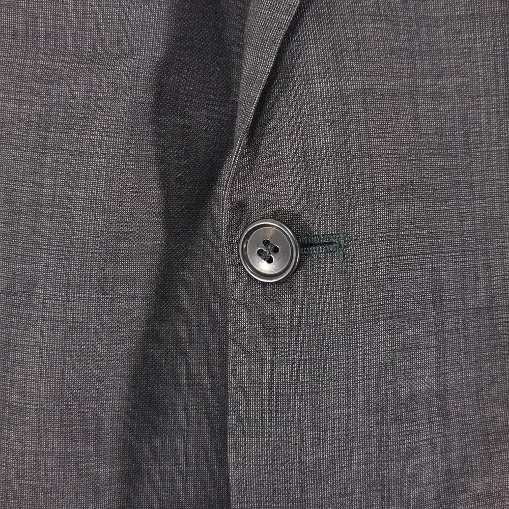 Hugo Boss Men's Sport‎ Coat Blazer Two Button Charcoal Wool Solid Size 40L